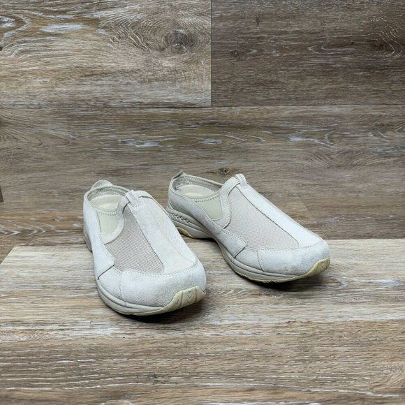 Easy Spirit Argyle Leather/Mesh Taupe Mule Women's Size 7.5 - Picture 6 of 6